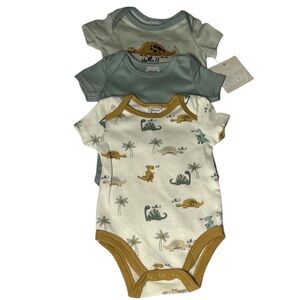 Attitude baby 3 Pack Onesie Short Sleeve 0-3 Months Unisex